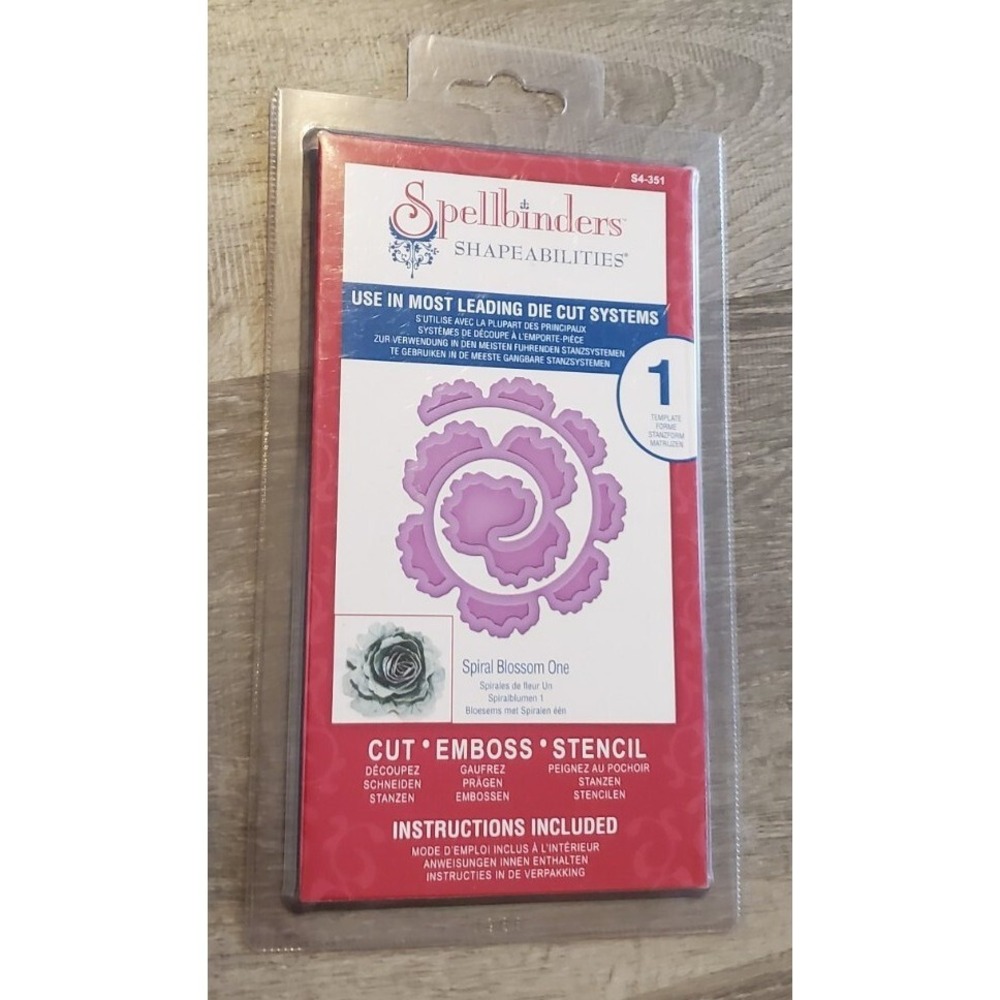 Spellbinders Shapeabilities Spiral Blossom One Die S4-351